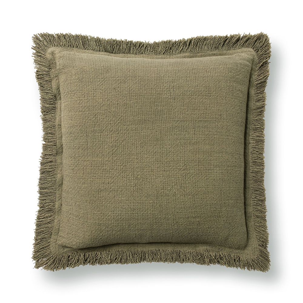 Villa by Classic Home - Lauren 22x22 Throw Pillow - Olive Green - V330002 view 1