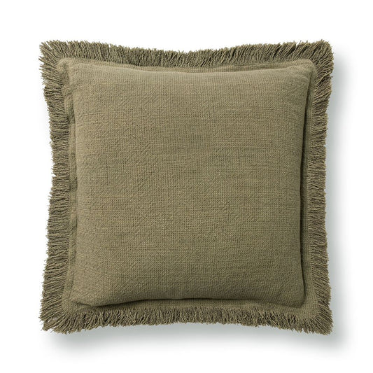 Villa by Classic Home - Lauren 22x22 Throw Pillow - Olive Green - V330002 view 1