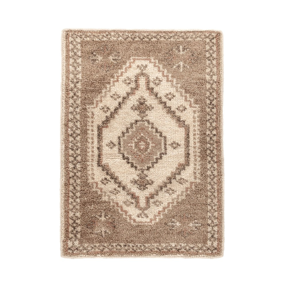 Villa by Classic Home - Luxor 2x3 Handknotted Wool Blend Accent Rug - Dessert Brown - 30092070 view 1