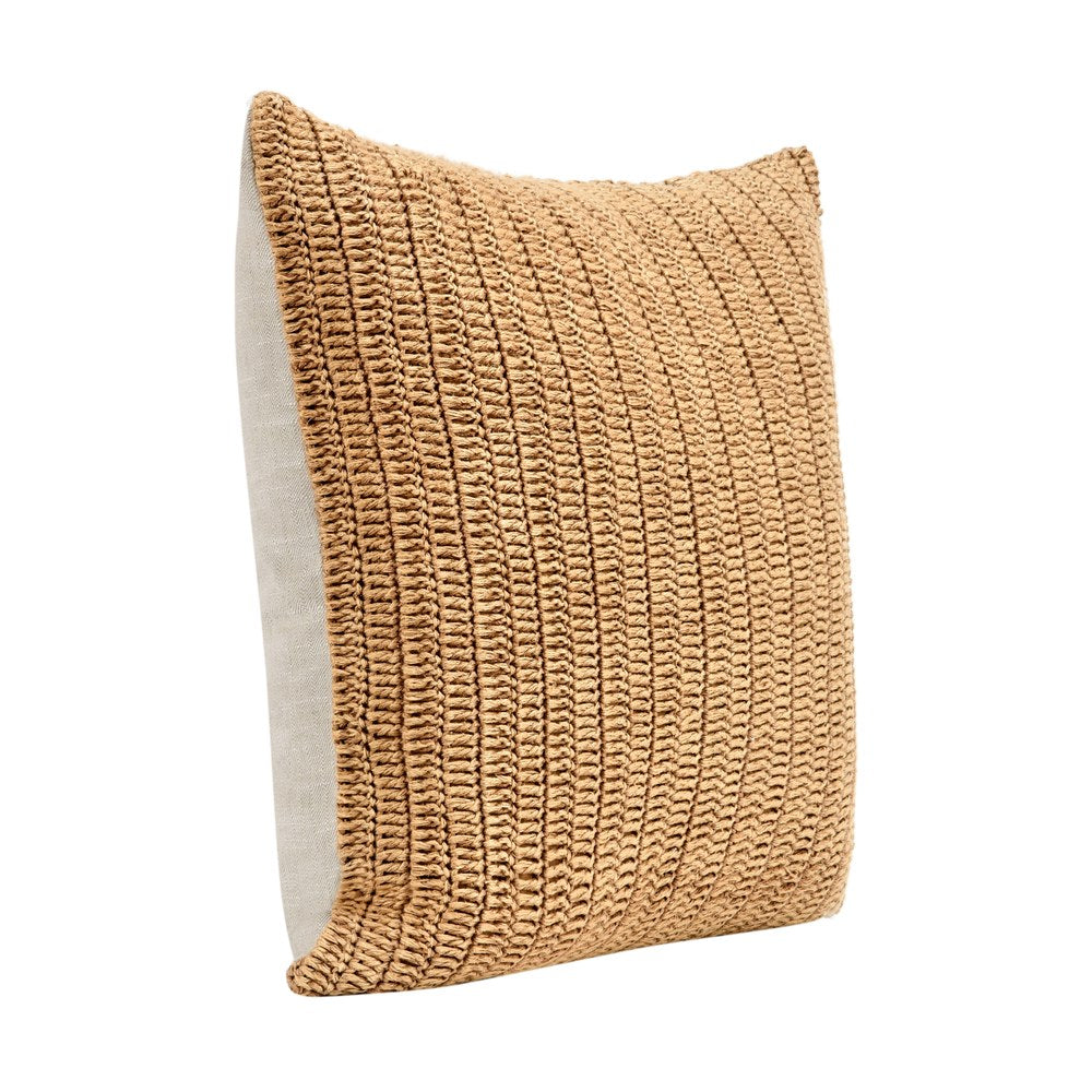 Villa by Classic Home - Macie Belgian Linen Throw Pillow - Yellow - V230019 view 2