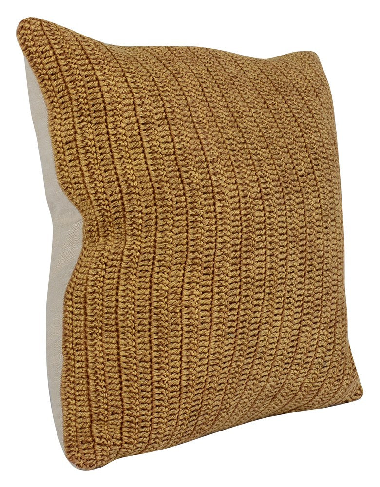 Villa by Classic Home - Macie Belgian Linen Throw Pillow - Yellow - V230019 view 6