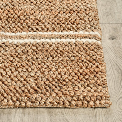 Villa by Classic Home - Madrid 6x9 Hand-woven Jute Blend Area Rug - Ivory - 30045201 view 3