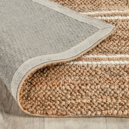 Villa by Classic Home - Madrid 6x9 Hand-woven Jute Blend Area Rug - Ivory - 30045201 view 4