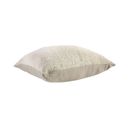 Villa by Classic Home - Maris 36in Linen Blend Fabric Ivory Floor Cushion Pouf - Ivory - VP12213 veiw 1