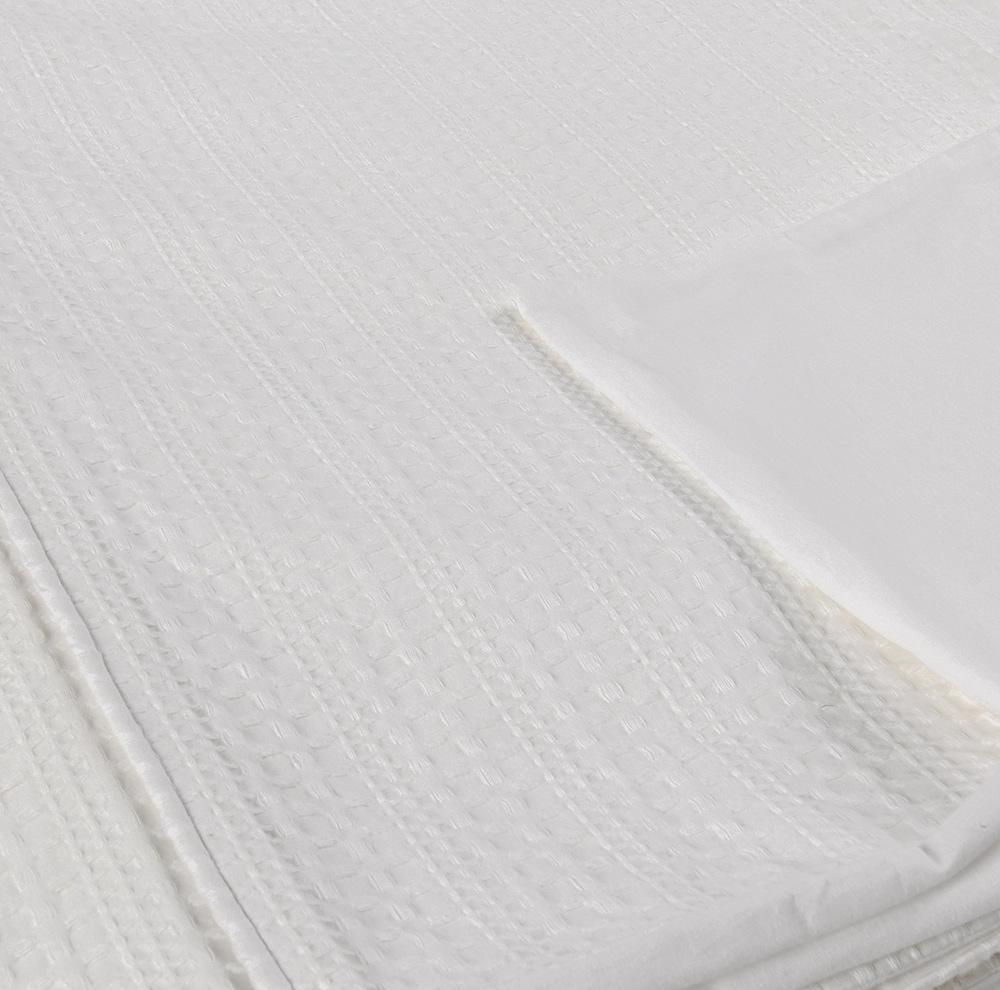 Villa by Classic Home - Mason 3-Piece Cotton Fabric King Duvet Set - Ivory - BEDD335K veiw 2