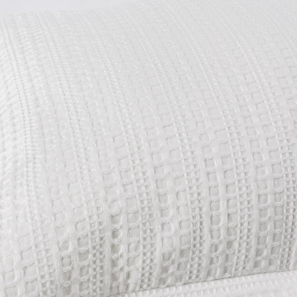 Villa by Classic Home - Mason 3-Piece Cotton Fabric King Duvet Set - Ivory - BEDD335K veiw 3
