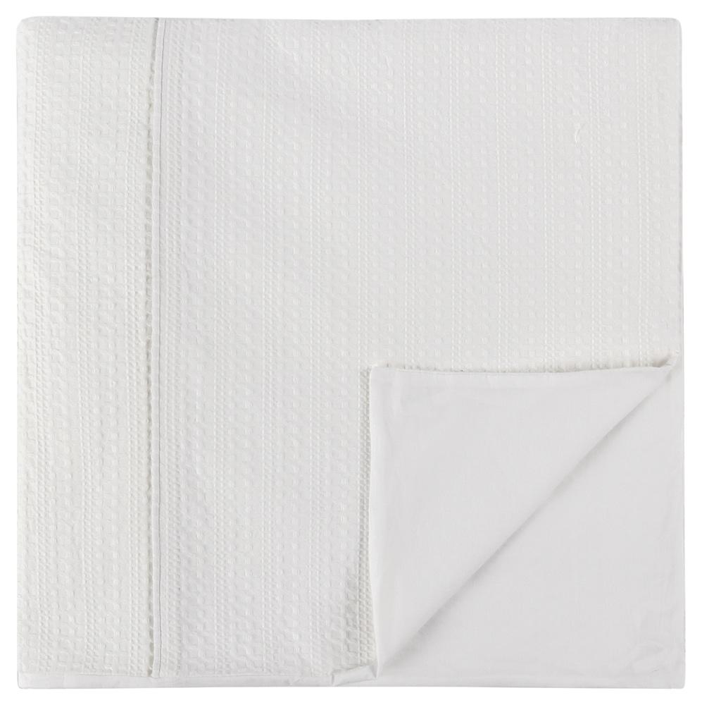 Villa by Classic Home - Mason 3-Piece Cotton Fabric King Duvet Set - Ivory - BEDD335K veiw 4