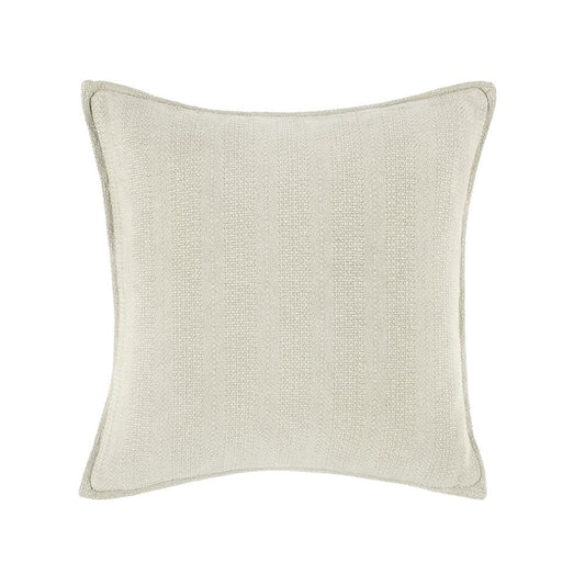 Villa by Classic Home - Matilda 100% Cotton 18” Stonewashed Throw Pillow, Natural - 18W - Natural - VE40002 veiw 1
