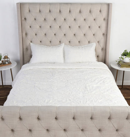Villa by Classic Home - Matira Queen Comforter - White - SS10465 view 2