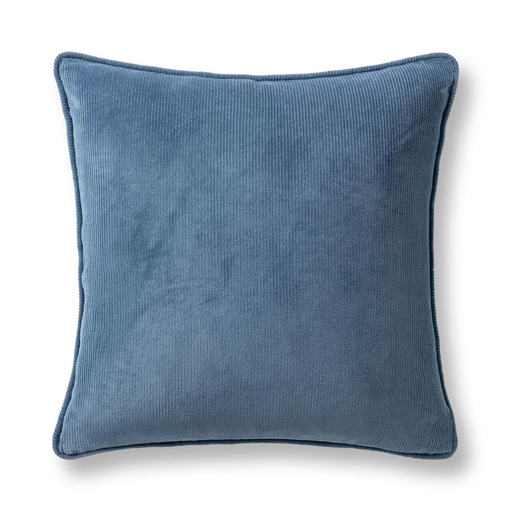 Villa by Classic Home - Memoir 22x22 Throw Pillow - Sea Blue - V330036 view 1