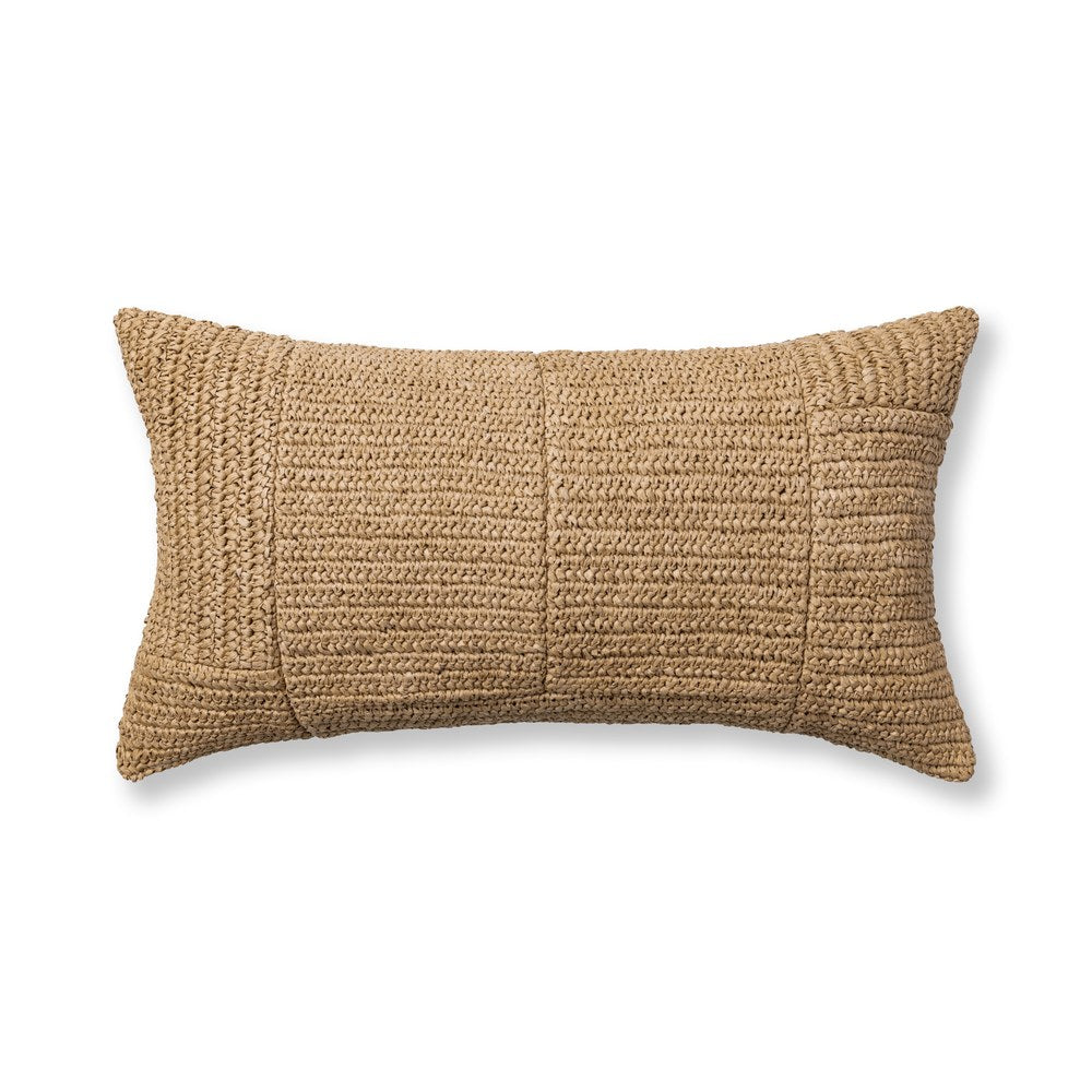 Villa by Classic Home - Merritt Raffia Harvest Wheat 14x26 Throw Pillow - Brown - V340041 view 1