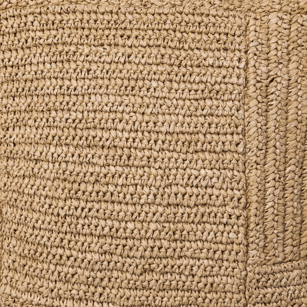 Villa by Classic Home - Merritt Raffia Harvest Wheat 22x22 Throw Pillow - Brown - V340040 view 5