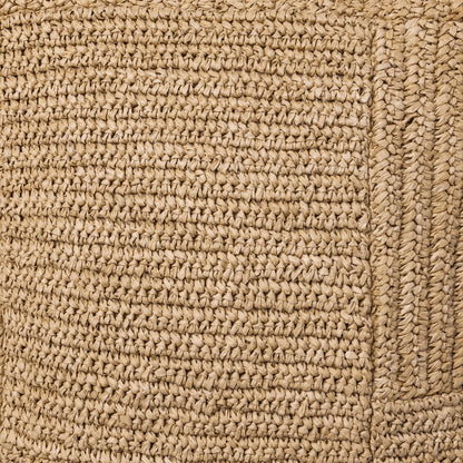 Villa by Classic Home - Merritt Raffia Harvest Wheat 22x22 Throw Pillow - Brown - V340040 view 5