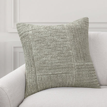 Villa by Classic Home - Merritt Raffia River Sage 22x22 Throw Pillow - Green - V340036 view 3