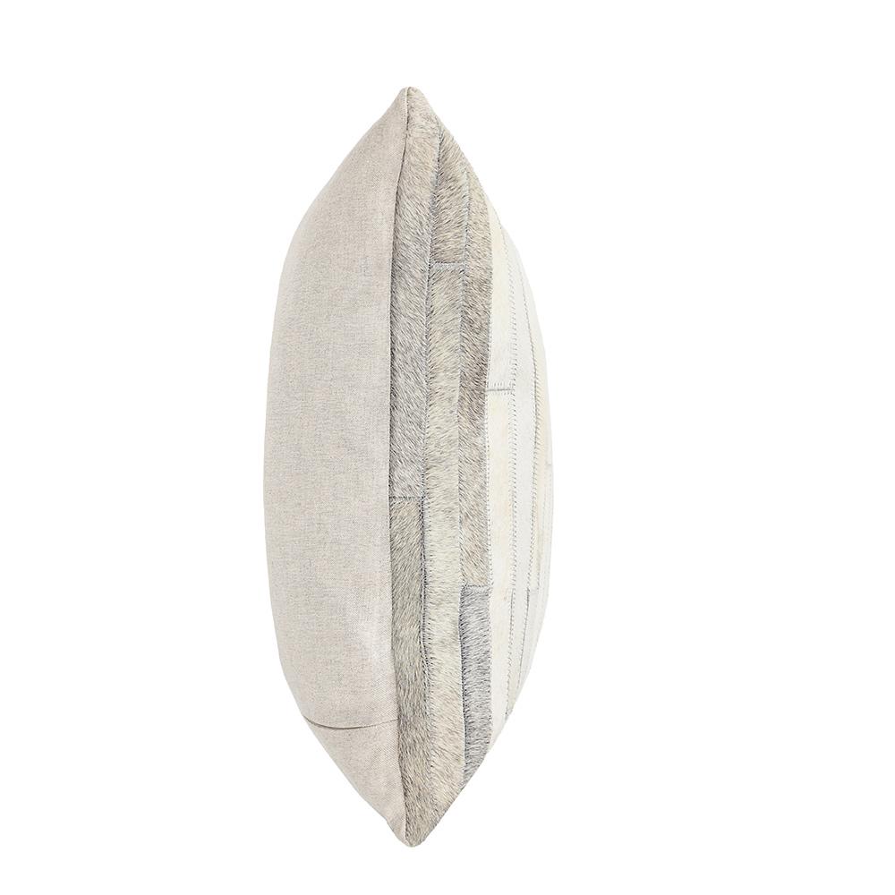 Villa by Classic Home - Meru 20x20 Hair on Hide Throw Pillow - Natural - V300045 veiw 3