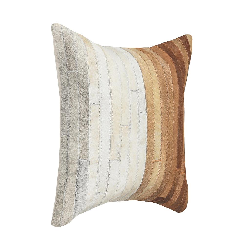 Villa by Classic Home - Meru 20x20 Hair on Hide Throw Pillow - Natural - V300045 veiw 4