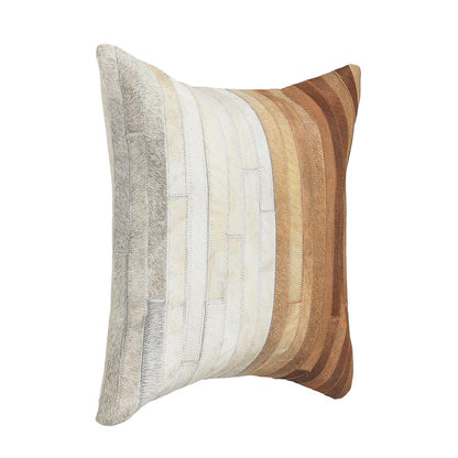 Villa by Classic Home - Meru 20x20 Hair on Hide Throw Pillow - Natural - V300045 veiw 4