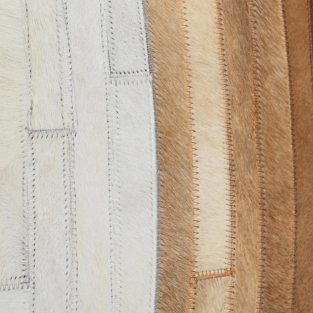 Villa by Classic Home - Meru 20x20 Hair on Hide Throw Pillow - Natural - V300045 veiw 5