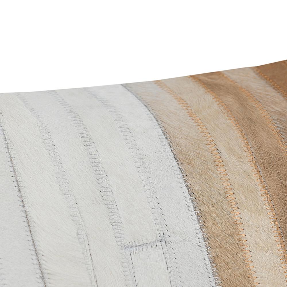 Villa by Classic Home - Meru 20x20 Hair on Hide Throw Pillow - Natural - V300045 veiw 7