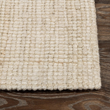 Villa by Classic Home - Mini Boucle 9x12 Handwoven Jute Area Rug - Ivory - 30088226 view 2