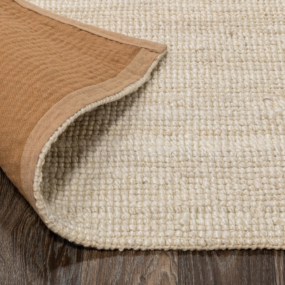 Villa by Classic Home - Mini Boucle 9x12 Handwoven Jute Area Rug - Ivory - 30088226 view 3