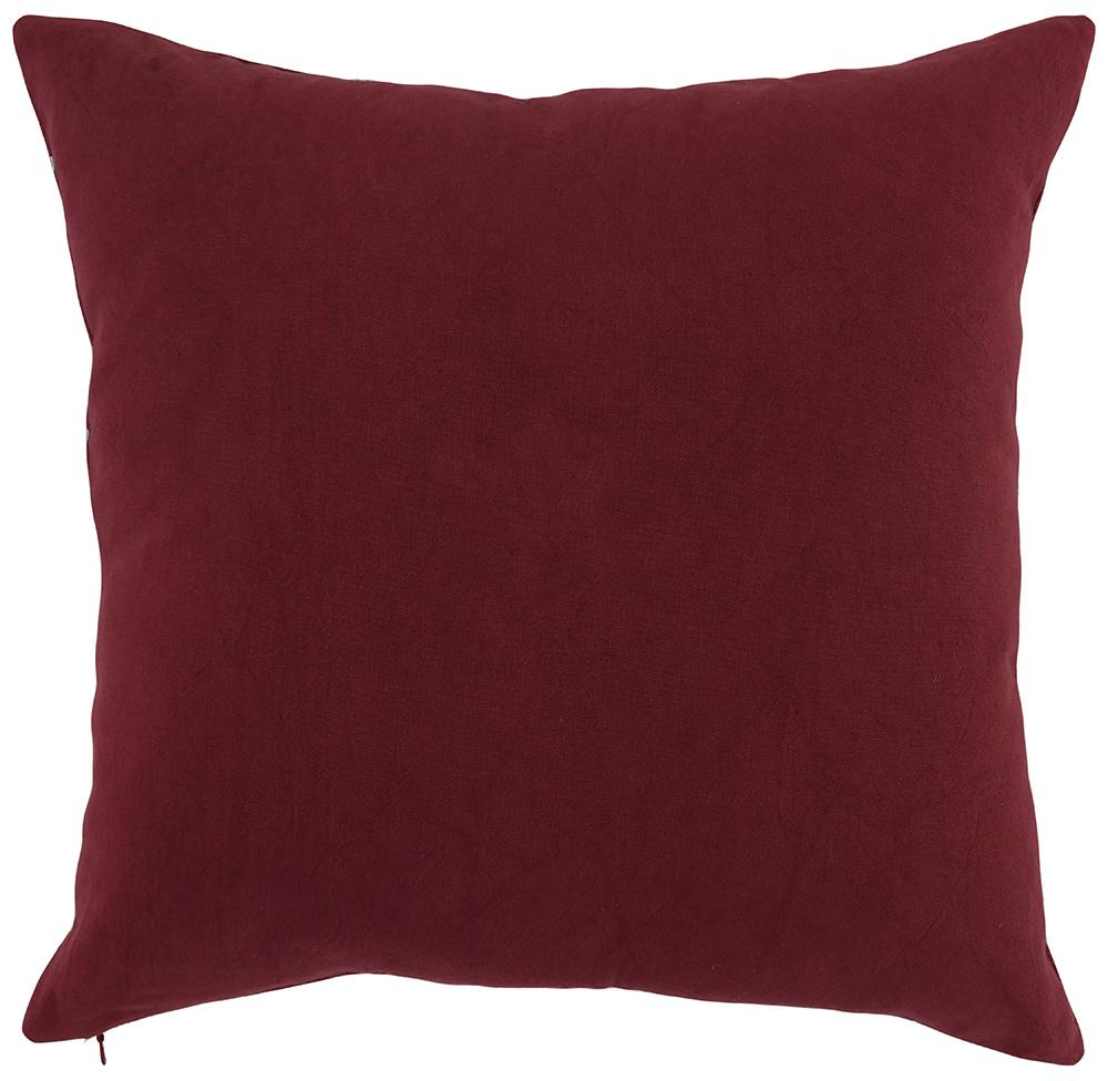 Villa by Classic Home - Monica 18x18 Cotton Fabric Throw Pillow - Red - VE550002 veiw 2