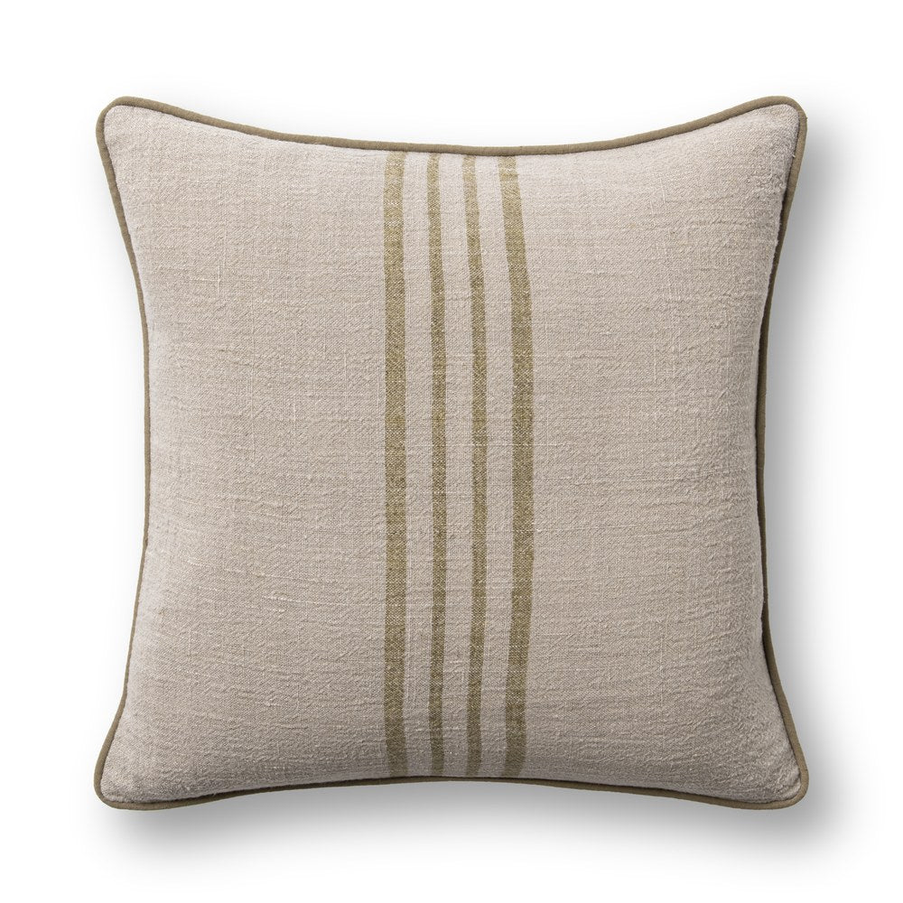 Villa by Classic Home - Newport 22x22 Throw Pillow - Olive Green - V330006 view 1