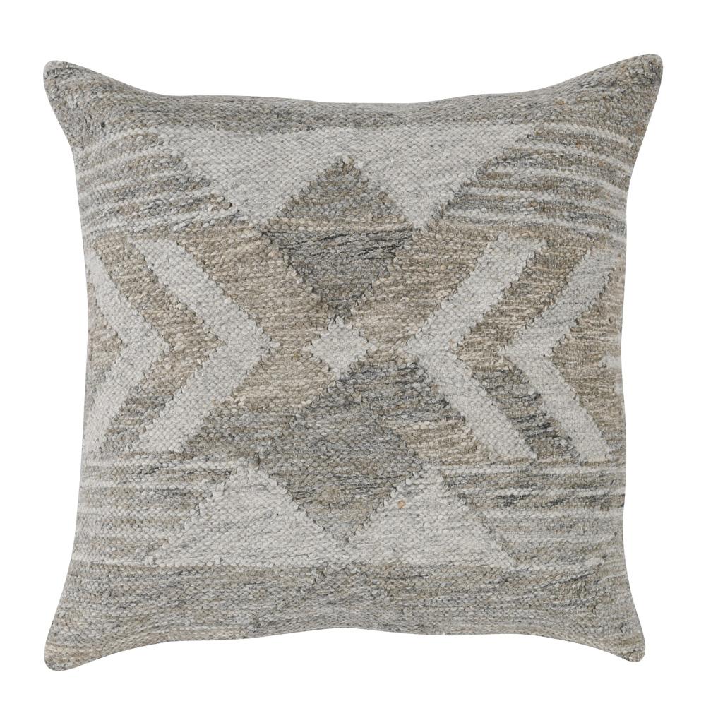 Villa by Classic Home - Nixie 22in Outdoor Throw Pillow In Gray  - 22W - Gray - VO50003 veiw 1
