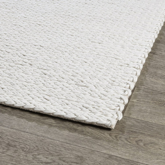Villa by Classic Home - Oxnard 2x3 Handwoven Accent Rug - White - 30091570 view 2