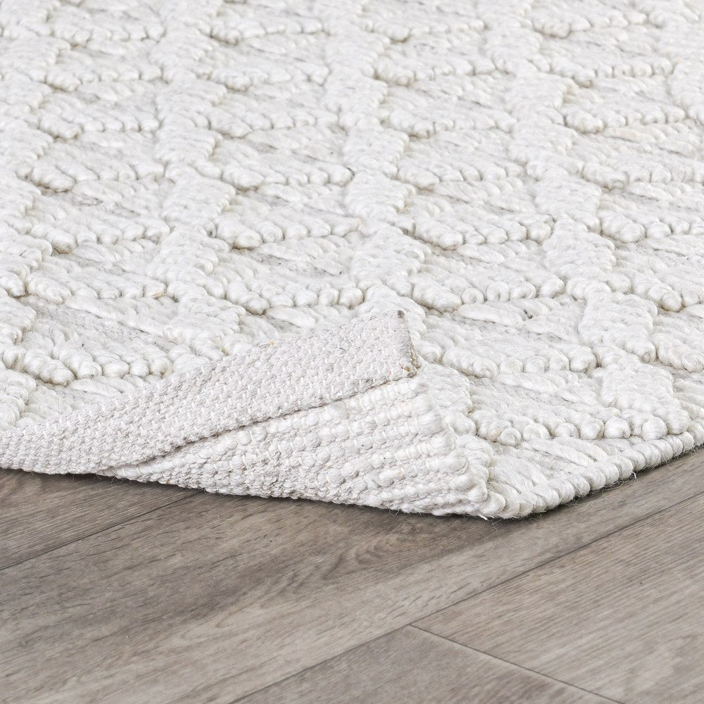 Villa by Classic Home - Portola 2x3 Wool Blend Hand Loomed Area Rug - Ivory - 30091400 view 3