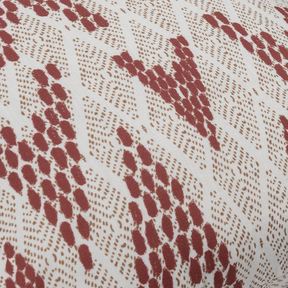 Villa by Classic Home - Sanibel 20x20 Fabric Throw Pillow - Red - VO50022 veiw 3
