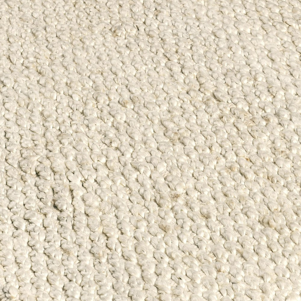 Villa by Classic Home - Santa Cruz 2x3 Handwoven Jute Accent Rug - Ivory - 30091770 view 4