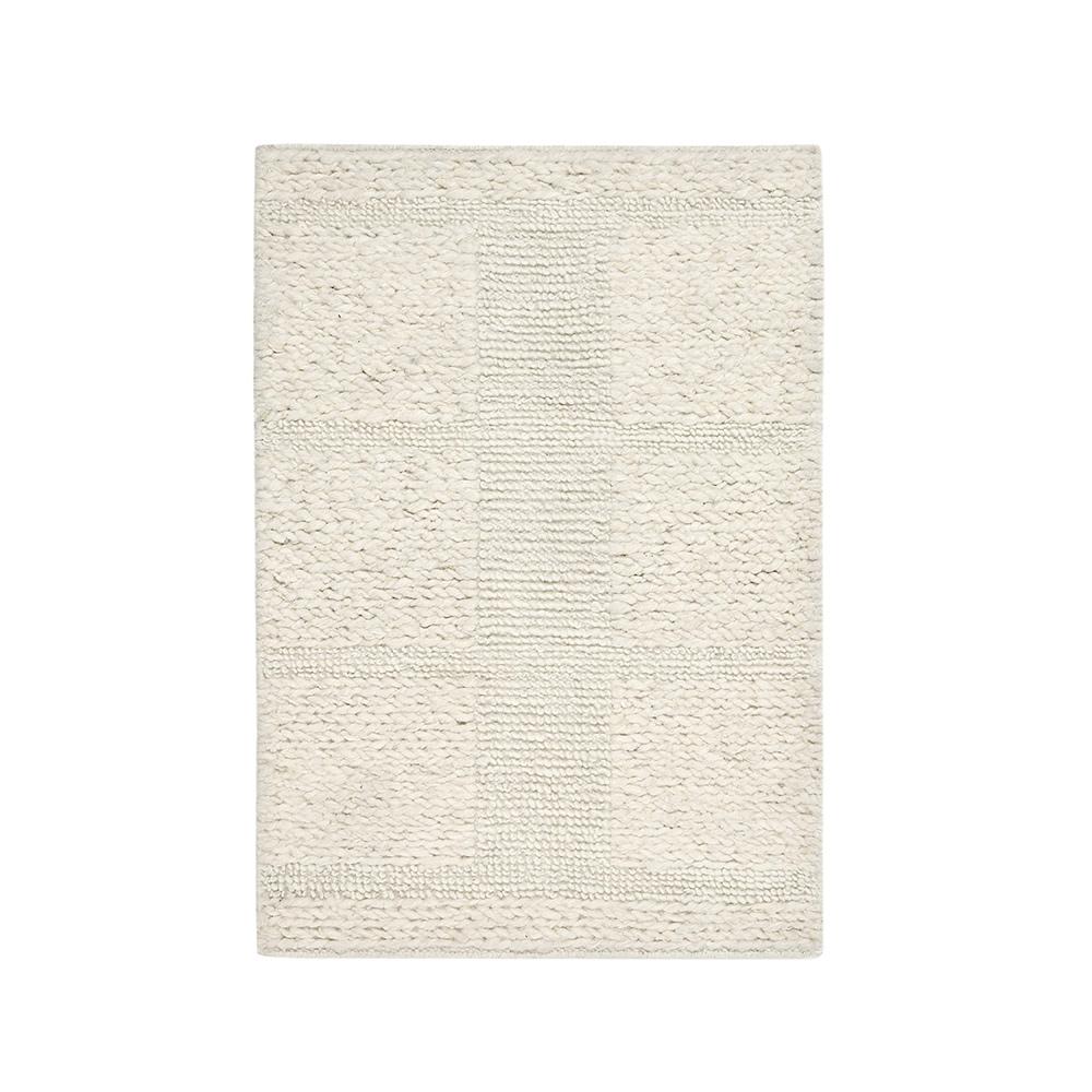 Villa by Classic Home - Sinclair 2x3 Handwoven Wool Fabric Accent Rug in Ivory - 30091860 veiw 1