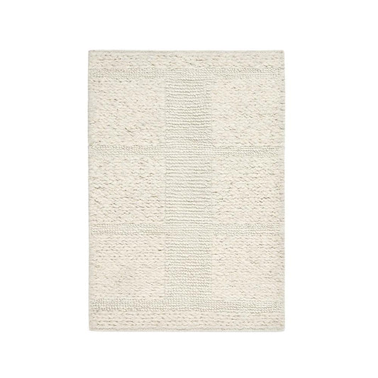 Villa by Classic Home - Sinclair 2x3 Handwoven Wool Fabric Accent Rug in Ivory - 30091860 veiw 1