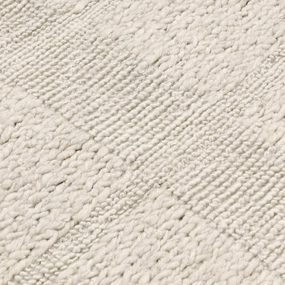 Villa by Classic Home - Sinclair 2x3 Handwoven Wool Fabric Accent Rug in Ivory - 30091860 veiw 2