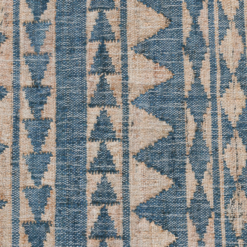 Villa by Classic Home - Solana 2.6x8 Handwoven Jute Runner - Blue, Natural - 30091393 view 3