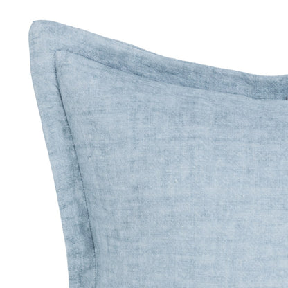Villa by Classic Home - Solstice 22x22 Throw Pillow - Chambray Blue - V310051 view 3