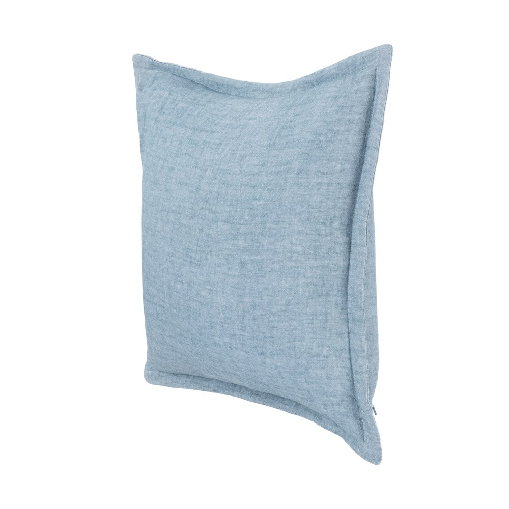 Villa by Classic Home - Solstice 22x22 Throw Pillow - Chambray Blue - V310051 view 4