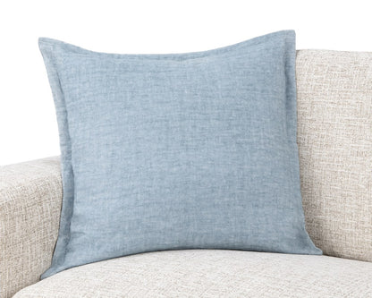 Villa by Classic Home - Solstice 22x22 Throw Pillow - Chambray Blue - V310051 view 6