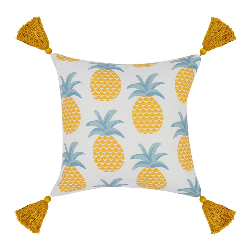 Villa by Classic Home - Sonoma 18x18 Performance Fabric Throw Pillow - Yellow - VO20029 veiw 1