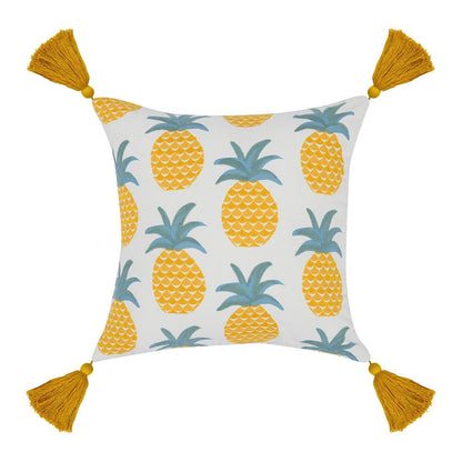 Villa by Classic Home - Sonoma 18x18 Performance Fabric Throw Pillow - Yellow - VO20029 veiw 2