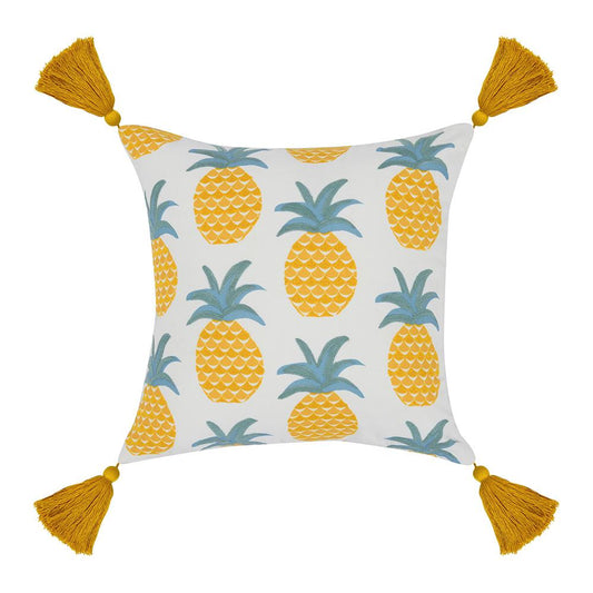 Villa by Classic Home - Sonoma 18x18 Performance Fabric Throw Pillow - Yellow - VO20029 veiw 2