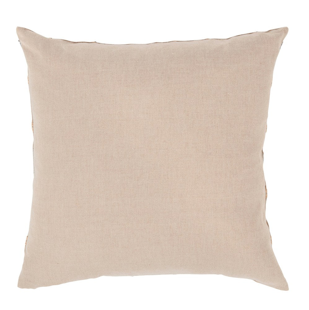 Villa by Classic Home - Stratton Belgian Linen Throw Pillow - Natural/Blue Multi - V260054 view 2