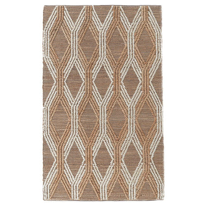 Villa by Classic Home - Sylmar Jute Blend Area Rug - Natural, Ivory - 30091507 veiw 1