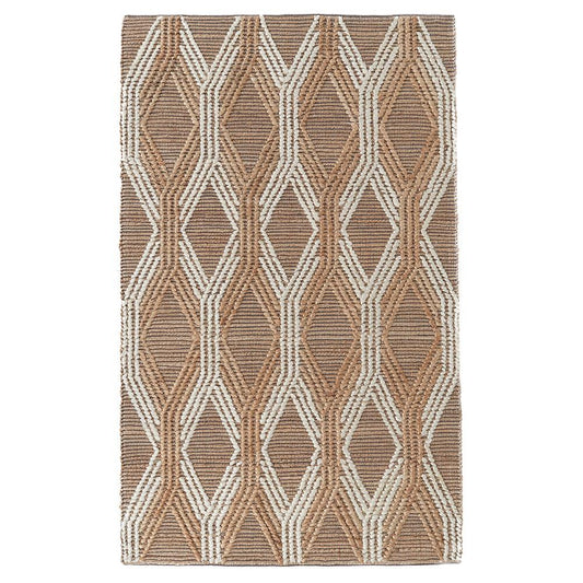 Villa by Classic Home - Sylmar Jute Blend Area Rug - Natural, Ivory - 30091507 veiw 1