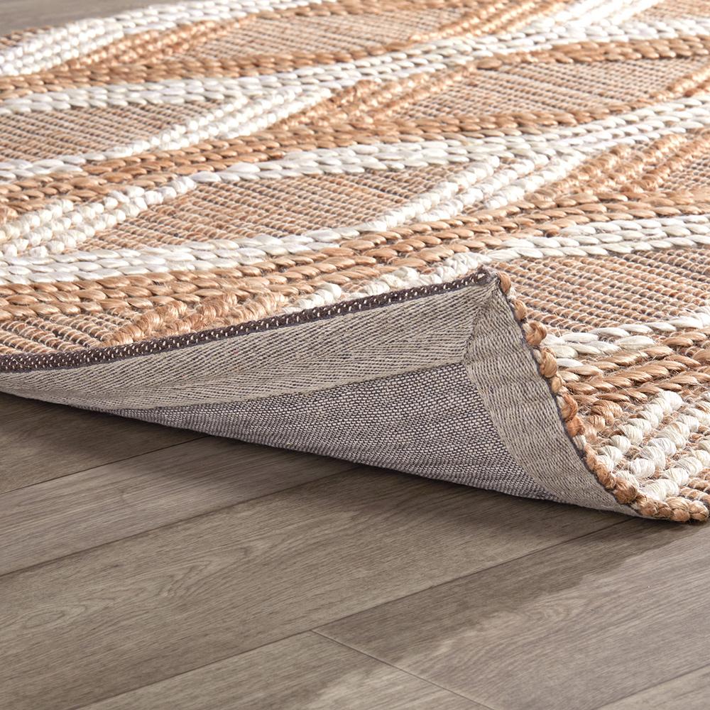 Villa by Classic Home - Sylmar Jute Blend Area Rug - Natural, Ivory - 30091507 veiw 3