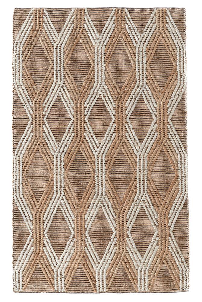 Villa by Classic Home - Sylmar Jute Blend Decorative Rug - Natural, Ivory - 30091500 veiw 1