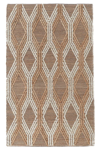 Villa by Classic Home - Sylmar Jute Blend Decorative Rug - Natural, Ivory - 30091500 veiw 1