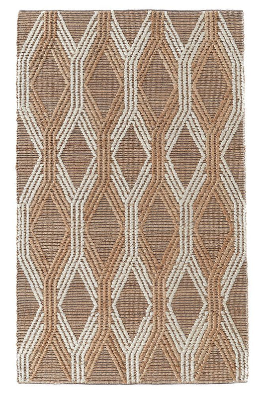 Villa by Classic Home - Sylmar Jute Blend Decorative Rug - Natural, Ivory - 30091500 veiw 1