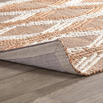 Villa by Classic Home - Sylmar Jute Blend Decorative Rug - Natural, Ivory - 30091500 veiw 3